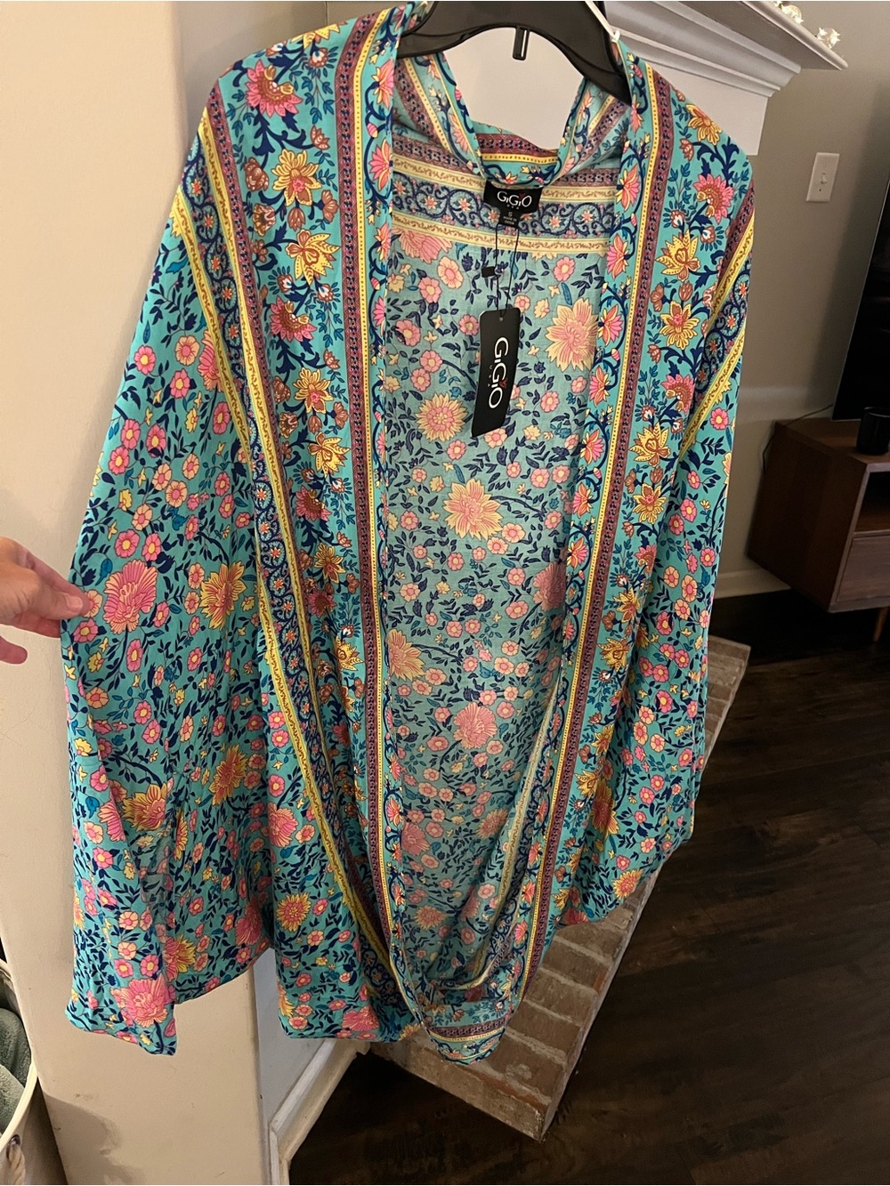 NWT Floral cocoon kimono size S oversized
